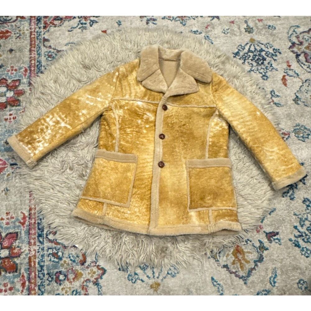 Vintage 1970s Abercrombie & Fitch Shearling Coat
